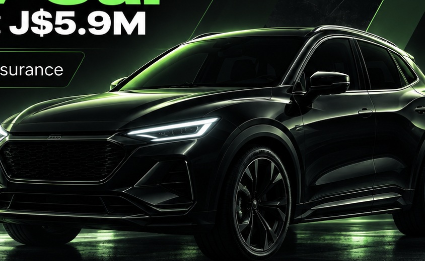 Illustrative black SUV used as a prize concept image